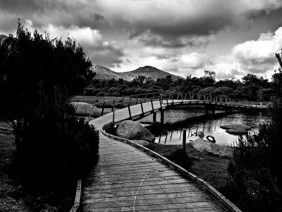Tidal River footbridge by Dennis