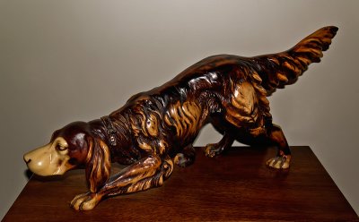 Setter statue by Dennis