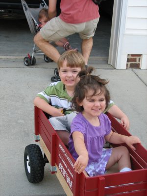 David and Nicole going for a ride
