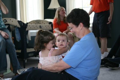 A tight hug - grandmommy's girls