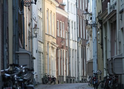 Medieval street scene