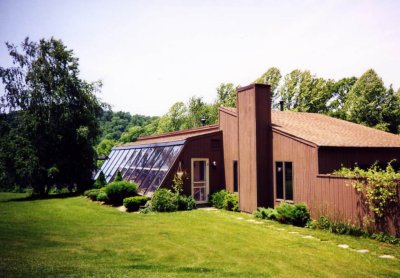 Earth sheltered passive solar home