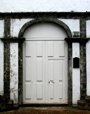 A church entry.