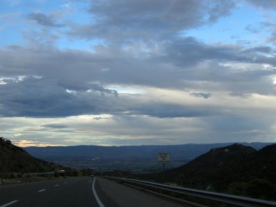 On the road, Arizona