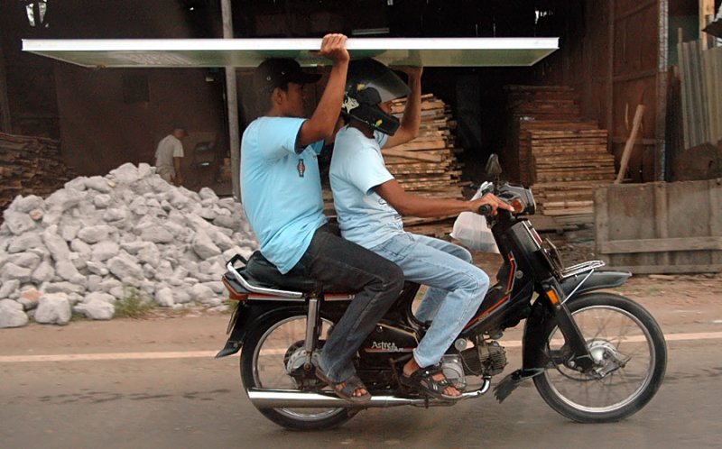 Door to door service perhaps