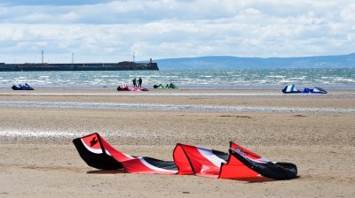 Windsurfing at Troon Scotland - June '08