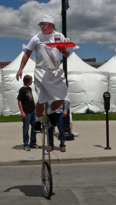 Coffee on unicycle