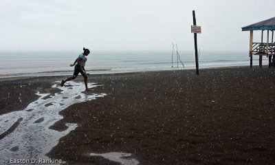Running with Knife