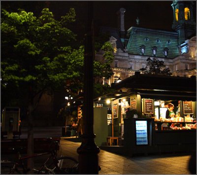 Montral, nocturne, Htel de ville #14