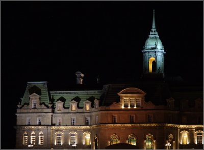 Montral, nocturne, Htel de ville #16