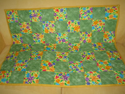 Baby quilt for Michel and Emilie's son