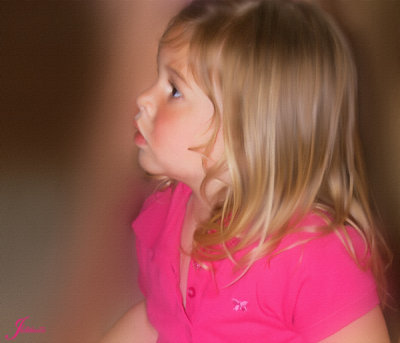 Pretty Profile of a Pretty Little Girl...