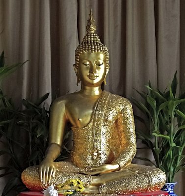 Robed Buddha image