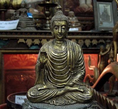 Small bronze Buddha image