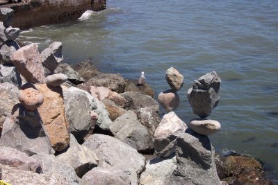 Sausalito-Rock Balance Sculpture