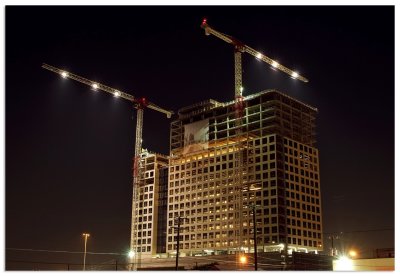 One Arts Plaza (going up)-fall 2006 Dallas,Tx.