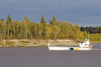 Manitou II passing south end of Butler Island