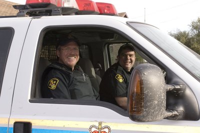 Ontario Provincial Police in Ford Excursion