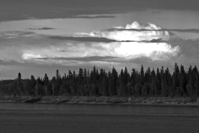 Clouds over Butler Island