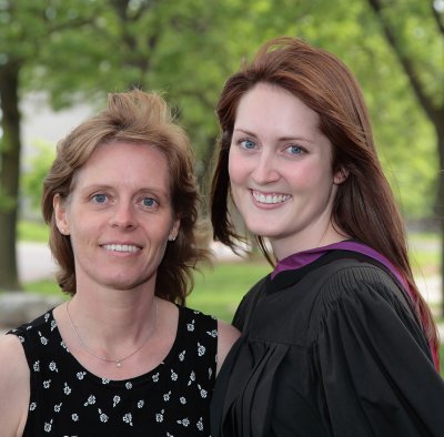 Graduate and proud mother