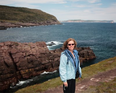 Marilyn at Cape Spear