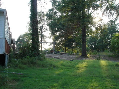 Back View of Trailer/Yard