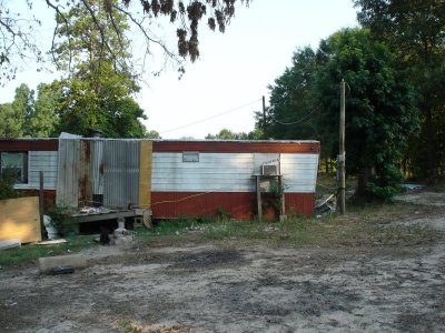 Back View of Trailer/Yard