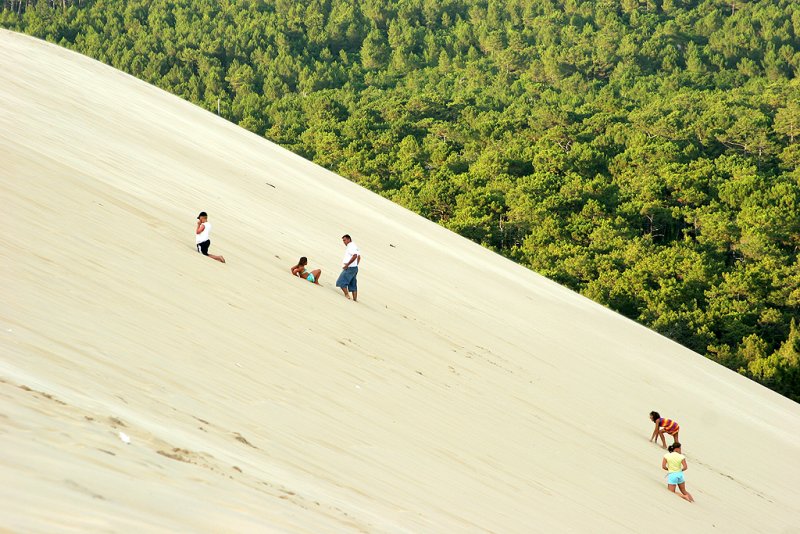 Dcouverte de la dune du Pyla situe  lembouchure du Bassin dArcachon