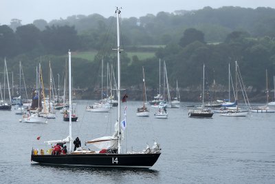 Pen Duick II lors du rassemblement de vieux grements Douarnenez 2008