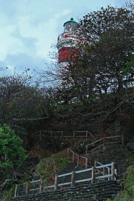 Le phare de Sainte-Suzanne situ au nord-est de l'le