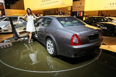 Mondial de l'Automobile 2008 - Sur le stand Maserati