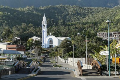 Dans le village de Cilaos