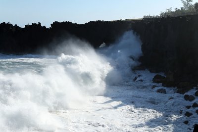 Forte houle au Cap Mchant (le 3 septembre 2008)