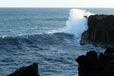 Forte houle au Cap Mchant (le 3 septembre 2008)