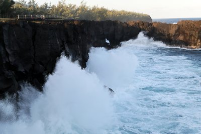 Forte houle au Cap Mchant (le 3 septembre 2008)