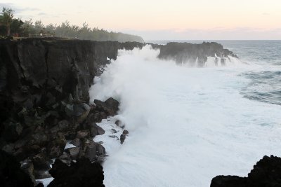 Forte houle au Cap Mchant (le 3 septembre 2008)