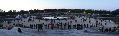 Nuits de Feu 2008 - Panorama dans le parc du domaine de Chantilly