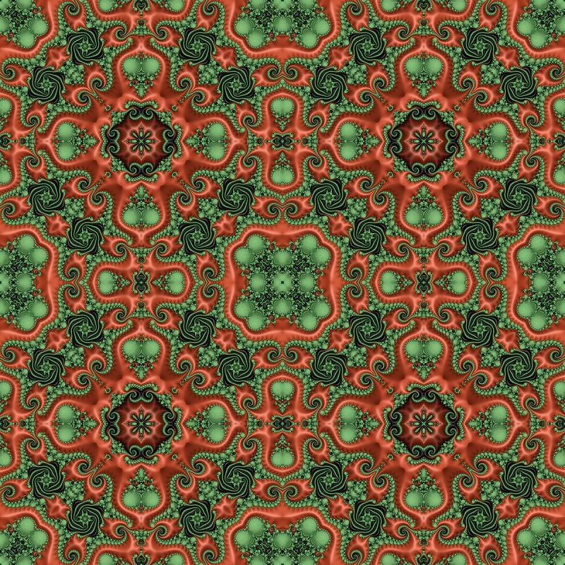 Christmas wrapping kaleidoscope