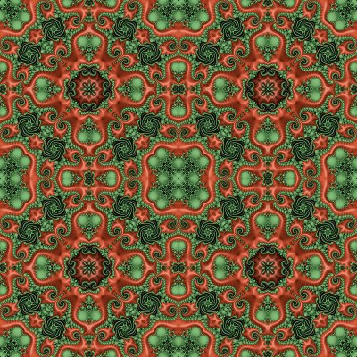 Christmas wrapping kaleidoscope
