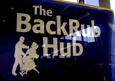 In Chicago its the back rub hub