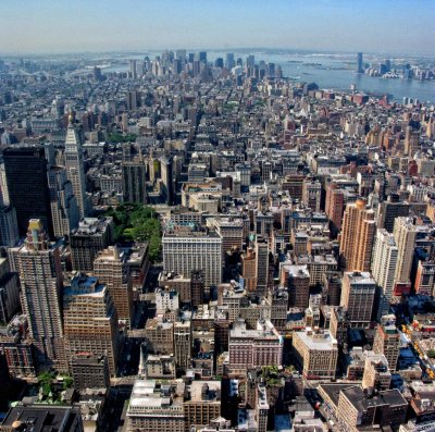 Manhattan Panorama, Empire State Building, New York, New York