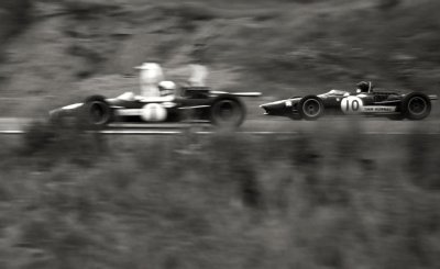 1967 Canadian Grand Prix, Mosport - Jack Brabham and Dan Gurney