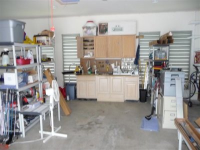 Interior of common garage