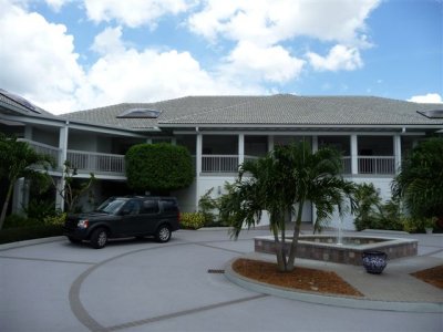 courtyard - there are eight units in the building