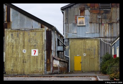 The yellow door