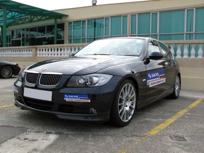 2007 Test Drive SACHS SRE Coilover Kit on BMW E90