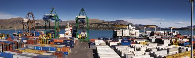 The Container Terminal, Lyttelton, New Zealand