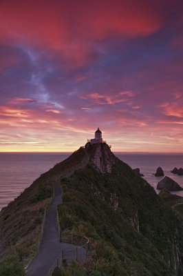 Sunrise at Nugget Point, Otago, New Zealand