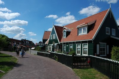 Traditional houses on Marken