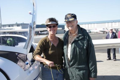 Les and Glider Pilot